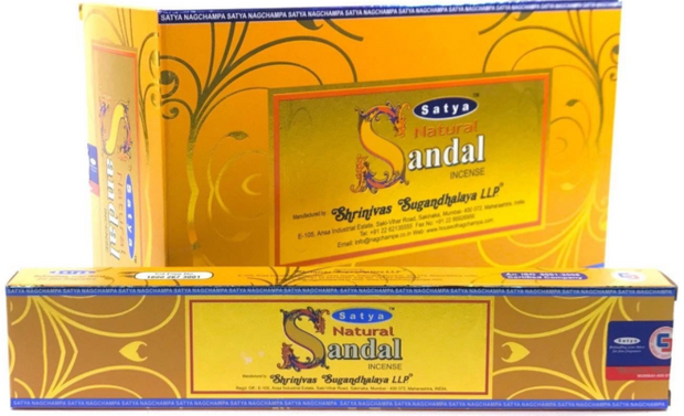 Natural Sandal 180 Gram Box- Satya Sai Baba Incense