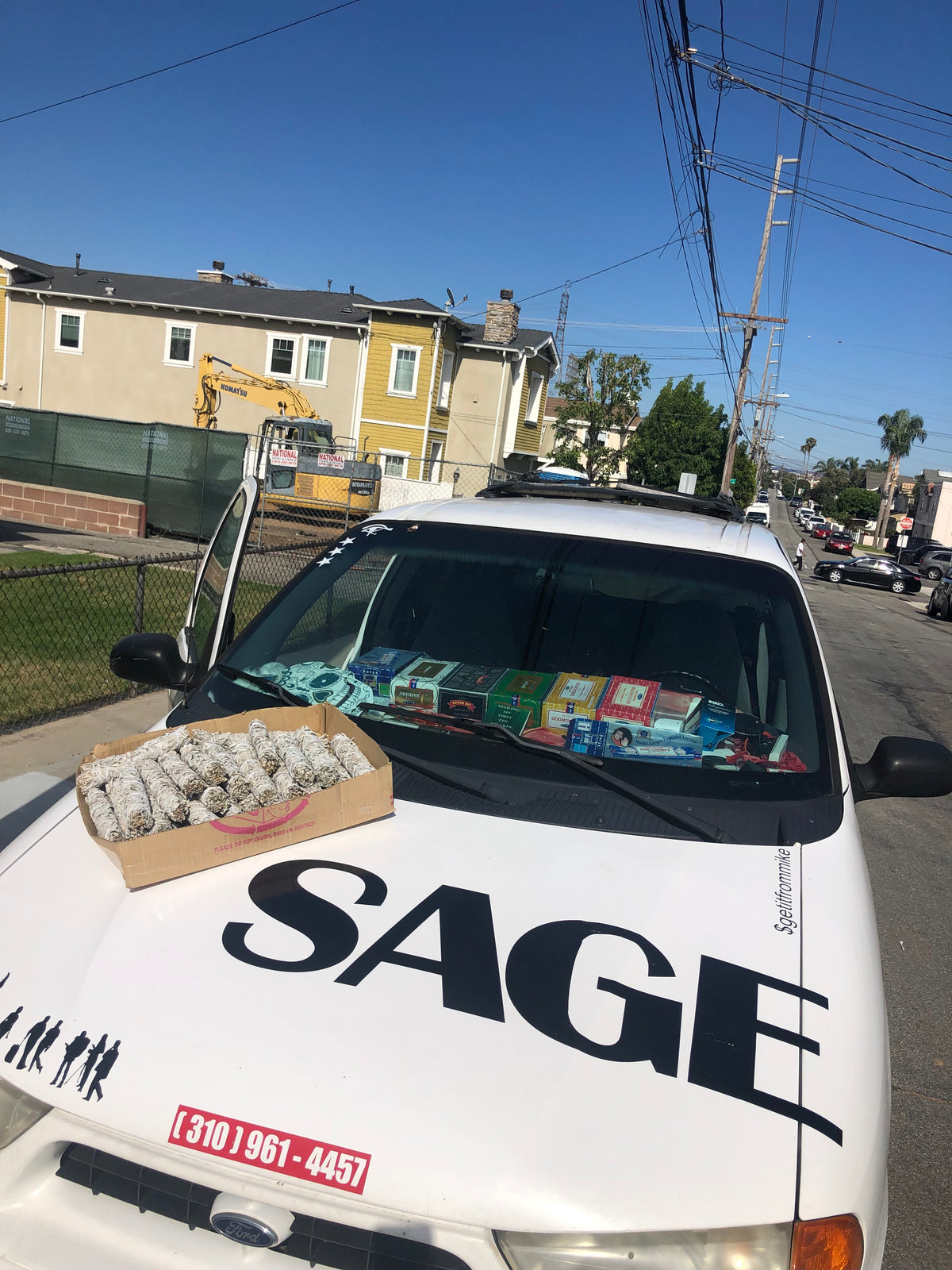 White Sage Smudge Stick LARGE (8"-9")